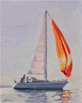 Spinnaker,seascape,oil on canvas,10x8,price$500 - Posted on Wednesday, November 19, 2014 by Joy Olney