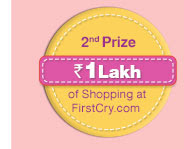 2nd Prize Rs.1 Lakh of Shopping at Firstcry.com