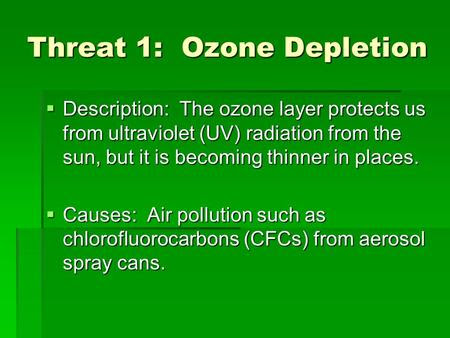 Image result for new threat to ozone layer