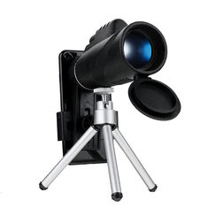 Telescópio de Visão Noturna Monocular Dia 40X60 + Clipe de Telefone + Tripé