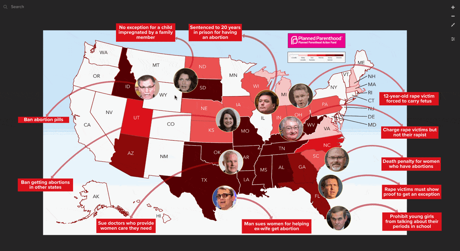 Mapping the latest attacks in the Republican War on Women