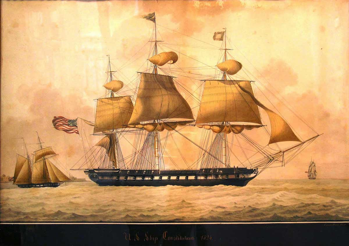 uss constitution 1824