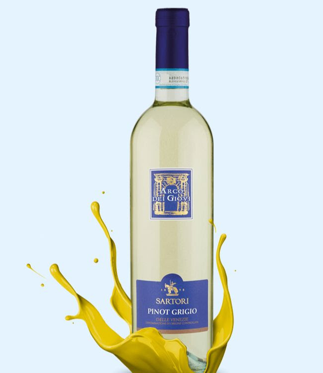 Bottle of Pinot Grigio delle Venezie DOC Arco dei Giovi by Sartori 2019