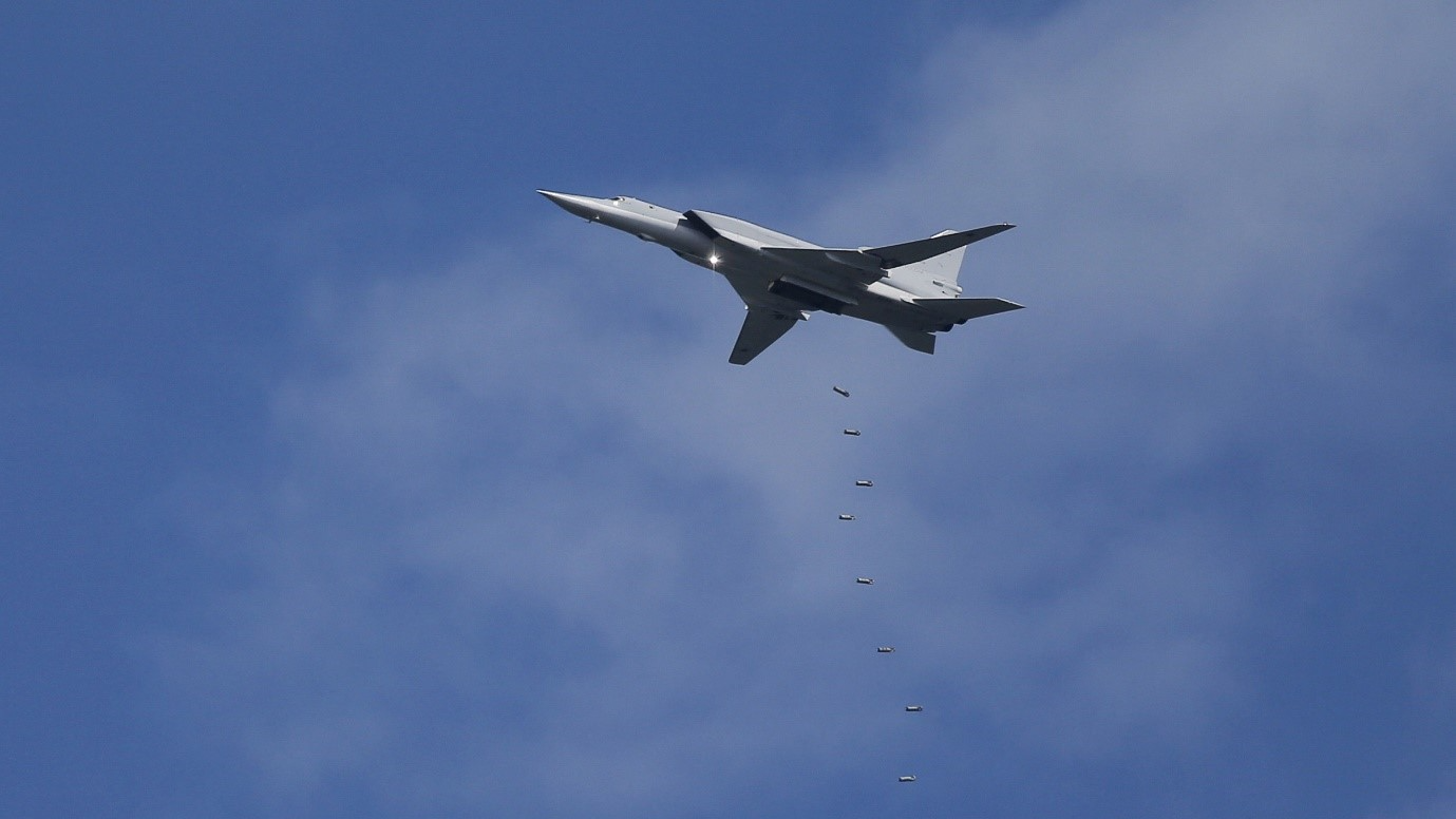Ukrainian drone destroys Russian supersonic bomber.