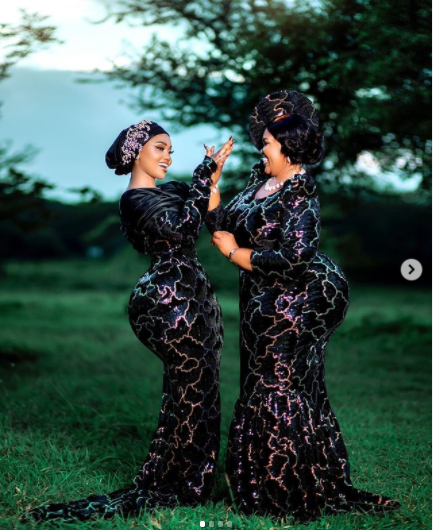 Curvy Tanzanian Model, Sanchi and her endowed mom command attention on Instagram with their massive backsides (Photos/Video)