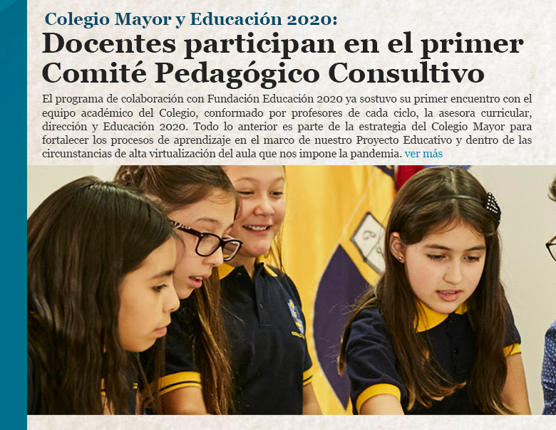 Colegio Mayor y Educación 2020: Docentes participan en el primer Comité Pedagógico Consultivo