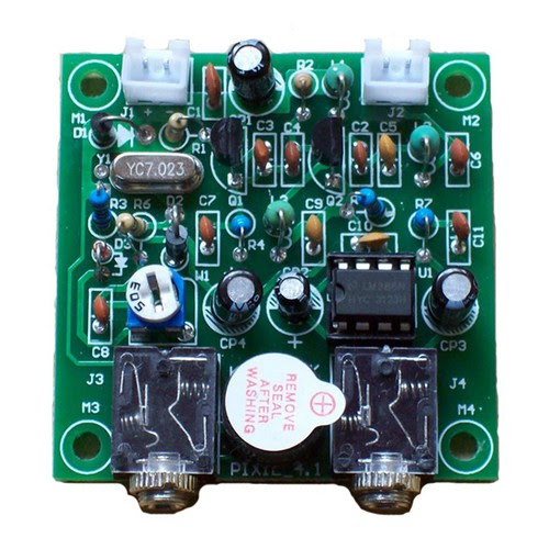 HAM-RADIO-7-023-7-026MHz-QRP-PIXIE-Transmitter-Receiver-DIY-Kit-With-Buzzer