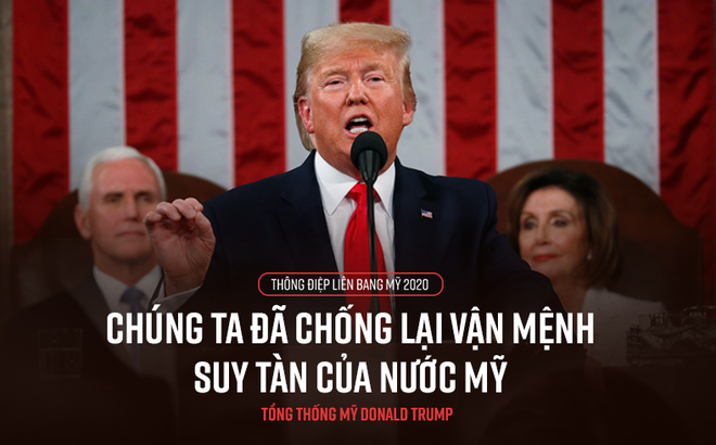 Toàn văn Thông điệp Liên bang 2020 của Tổng thống Mỹ Donald Trump Toàn văn Thông điệp Liên bang 2020 của Tổng thống Mỹ Donald Trump