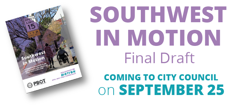 Southwest in Motion Final Draft - Coming to City Council on September 25