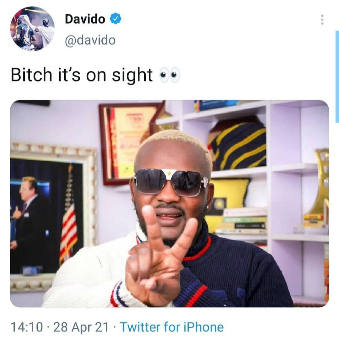 Davido sends a message to Yomi Fabiyi after the actor sympathised with alleged child molester, Baba Ijesha 