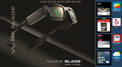Vuzix New Blade Apps for Yelp, AccuWeather, News, and Sports