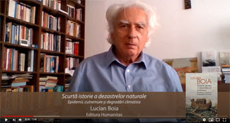 Lucian Boia prezintă 'Scurtă istorie a dezastrelor naturale'