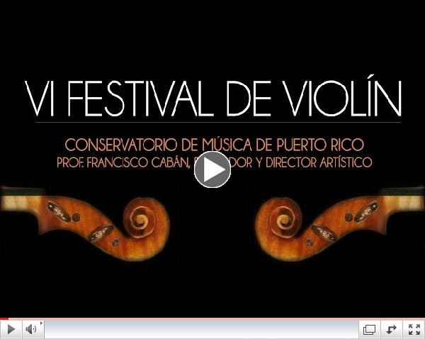VI Festival de Violí­n