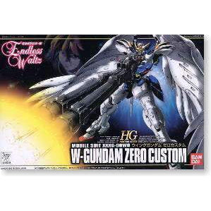 Image of Bandai Endless Waltz 1/144 HG EW-01 XXXG-00W0 Wing Zero Custom Model Kit