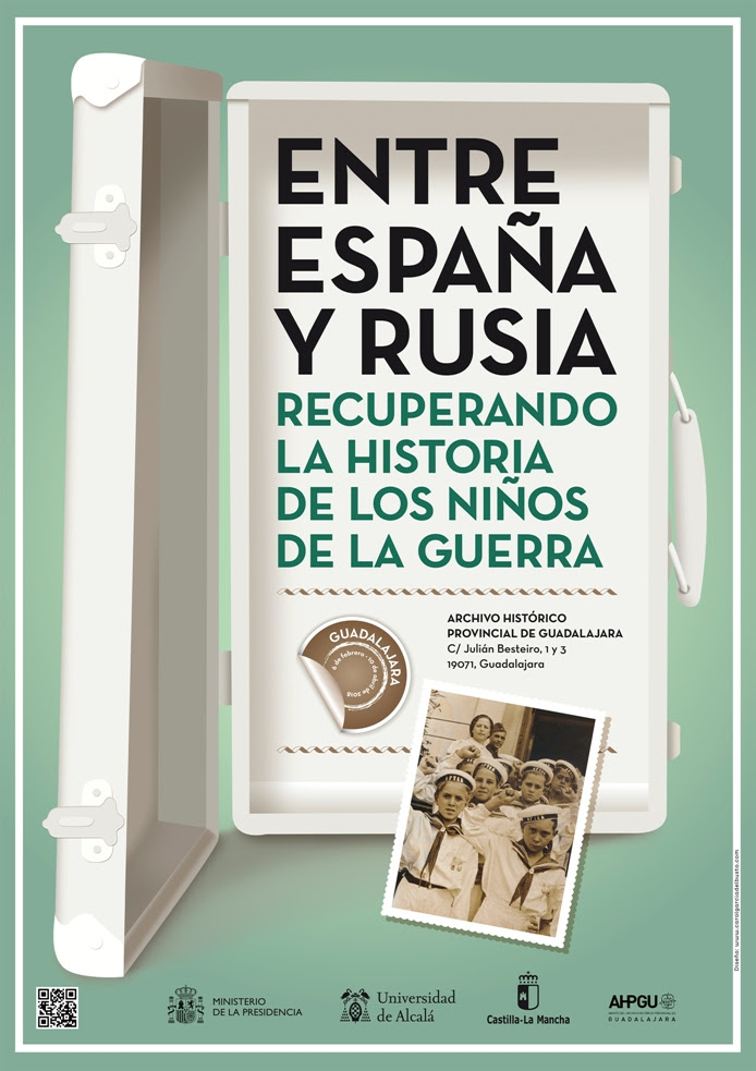 Exposición Entre España y Rusia. Recuperando la historia de los Niños de la Guerra (Guadalajara)