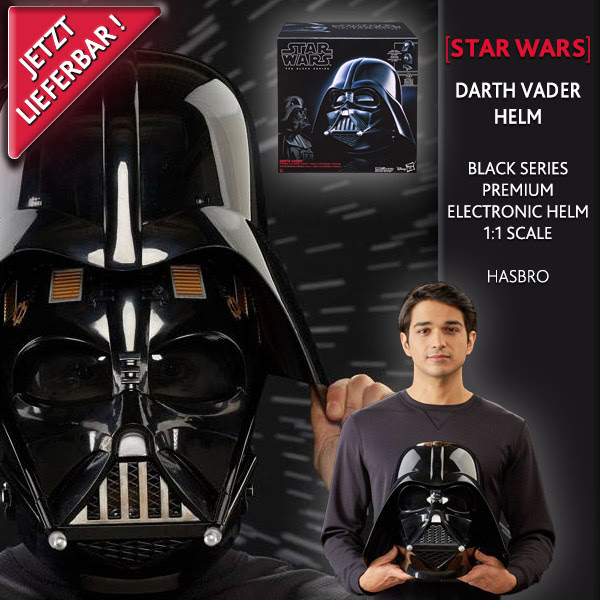 Jetzt kaufen: Star Wars: Darth Vader 1:1 Helm - Black Series Premium Electronic