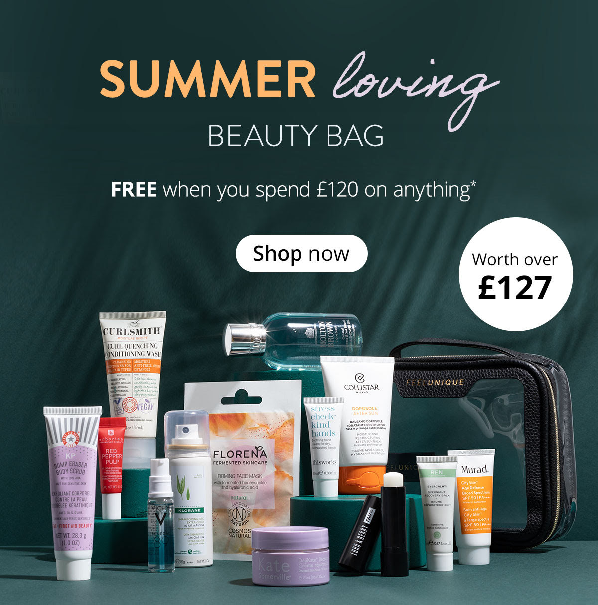 Summer loving beauty bag