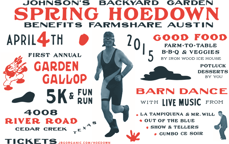 Get your tickets today for the Johnson's Backyard Garden Spring Hoedown.