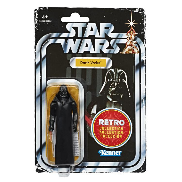 Image of Star Wars The Retro Collection Action Figures Wave 1 - Darth Vader