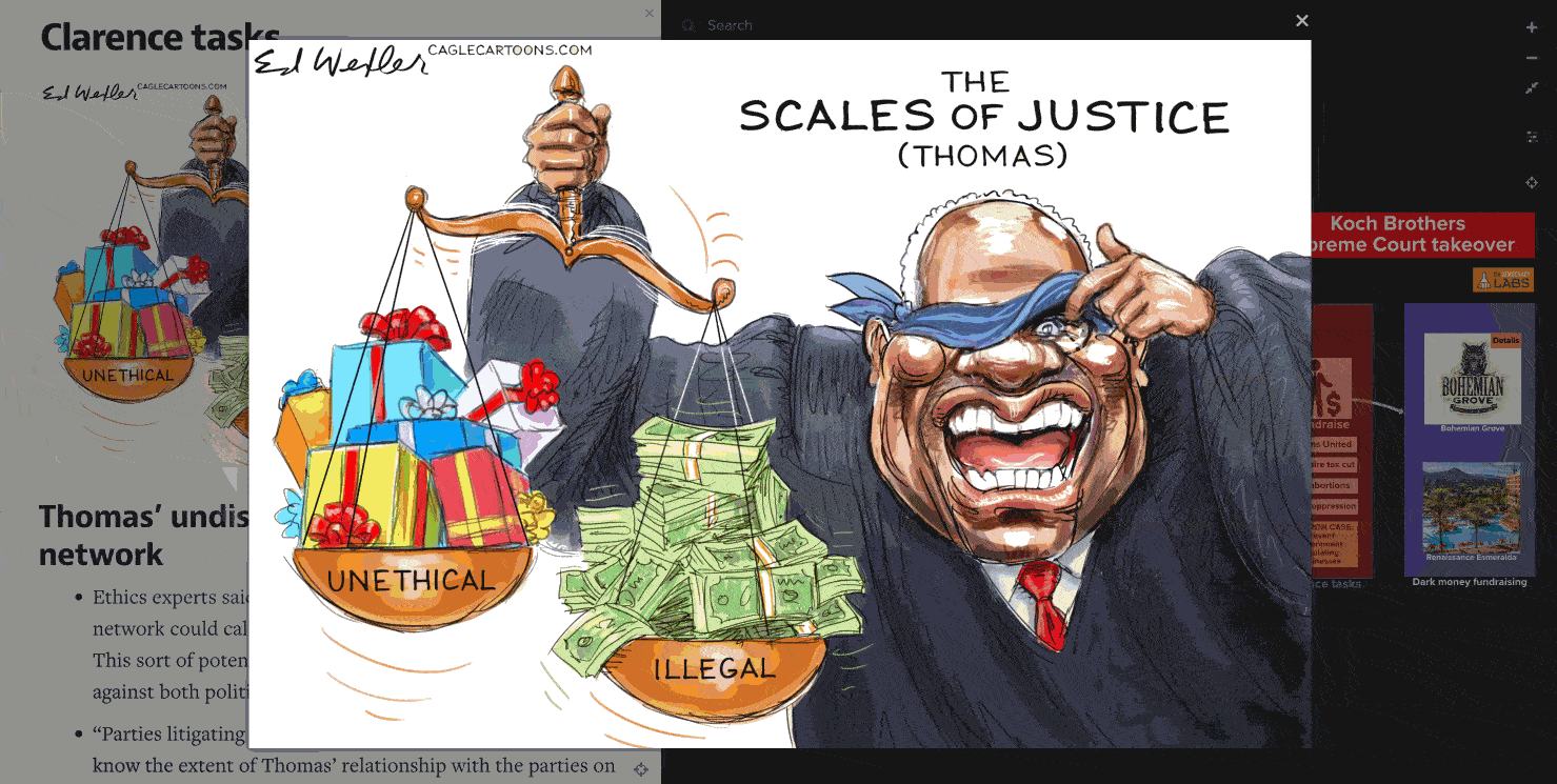 Koch Brothers takeover Supreme Court with help from Clarence Thomas