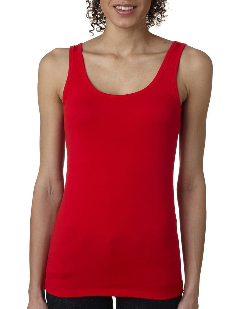 Next Level 3533 Ladies' The Jersey Tank in 2021 Red tank tops