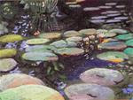 Lily pond - Posted on Wednesday, February 25, 2015 by Toby Reid