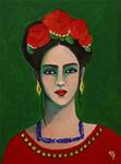 Endurance - A Frida Kahlo Inspired Painting - Posted on Tuesday, November 25, 2014 by Roberta Schmidt