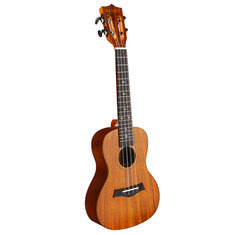 GECKO 24 Inch Guitar Ukulele KOA Wood with Tiger Strips