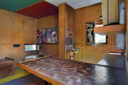 France, Alpes Maritimes, Roquebrune Cap Martin, architectural work of Le Corbusier, listed as World Heritage by UNESCO, Cap Martin, Cabanon (Shed) by Le Corbusier built in 1952 (Authorization request necessary before publication) (Photo by RIEGER Bertrand / hemis.fr / hemis.fr / Hemis via AFP)