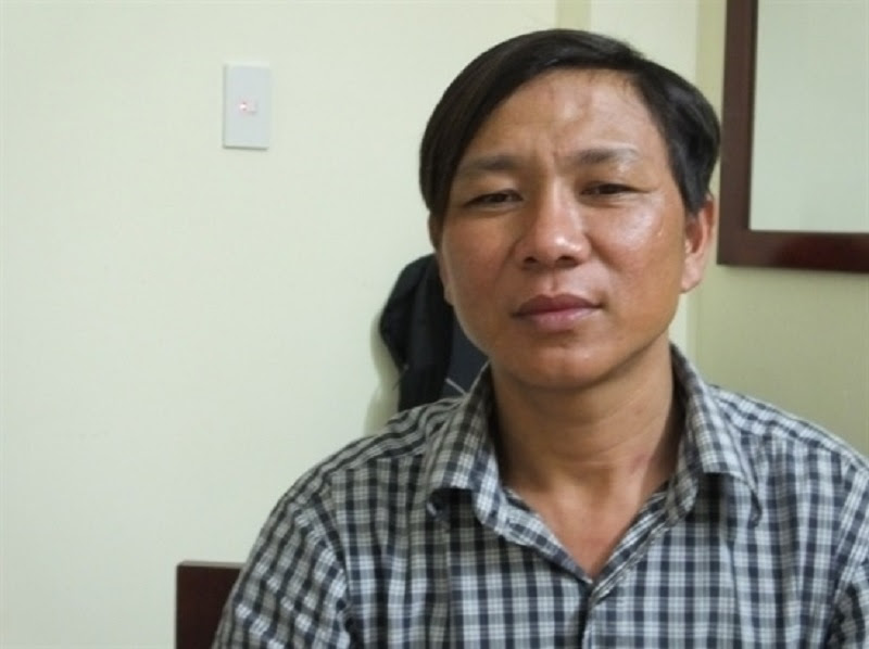 Ngư dân Nguyễn Xuân Thành - người đầu tiên phát hiện ống xả thải ngầm của Formosa đổ ra biển. Ảnh: Dân Trí