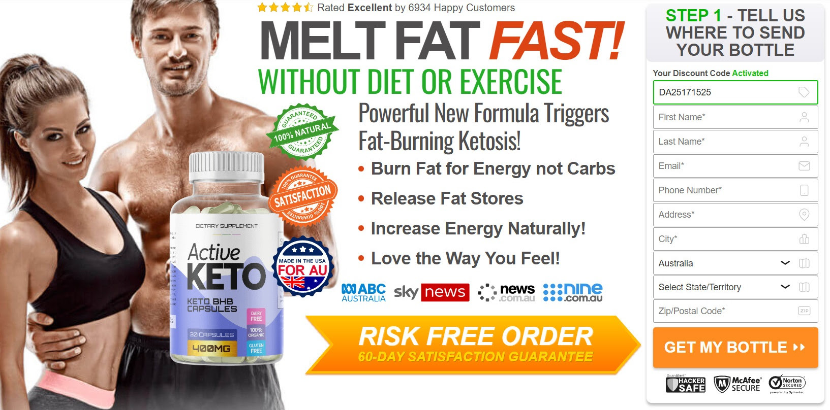 Active Keto BHB Capsules 1