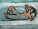 Woman Bathing - Posted on Sunday, November 23, 2014 by Angela Ooghe