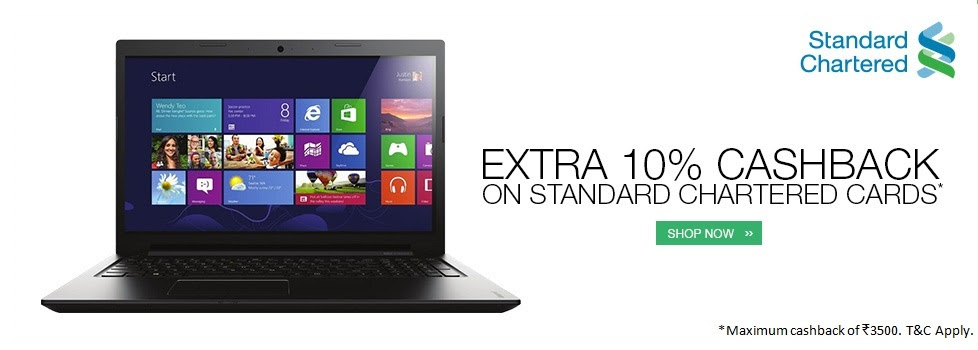Extra 10% off on laptops