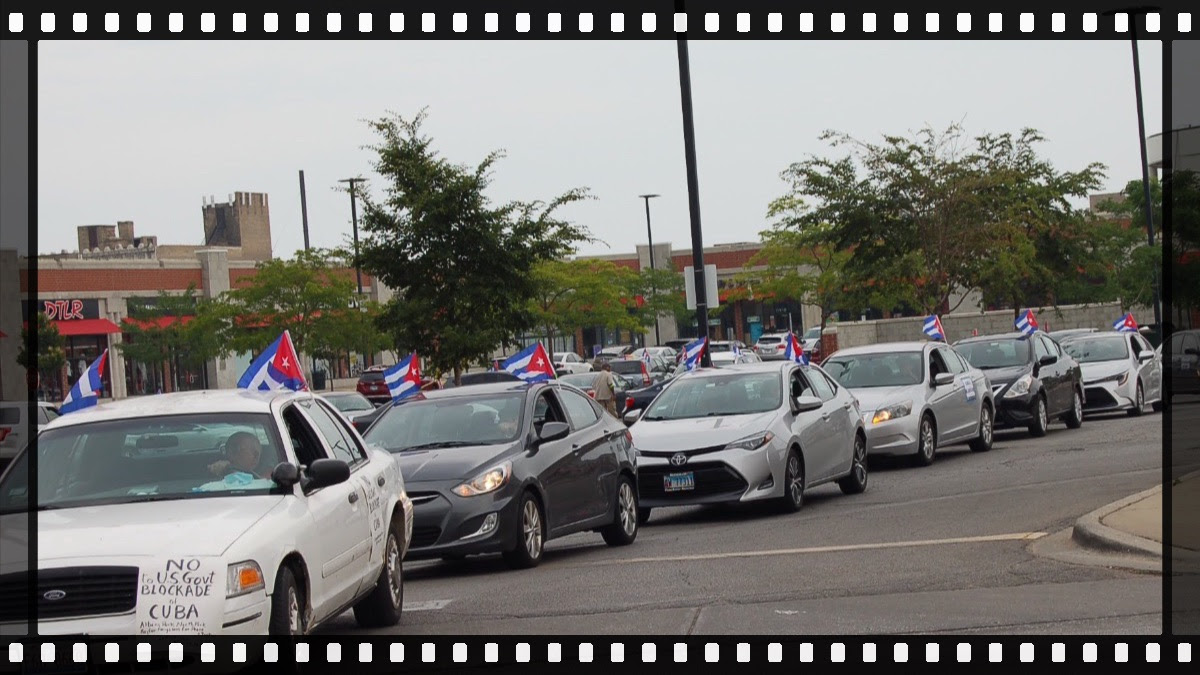 Car Caravan End the economic war against Cuba Chicago Cuba