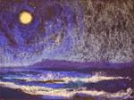 Blue Nights, Contemporary Seascape Paintings by Arizona Artist Amy Whitehouse - Posted on Saturday, January 31, 2015 by Amy Whitehouse