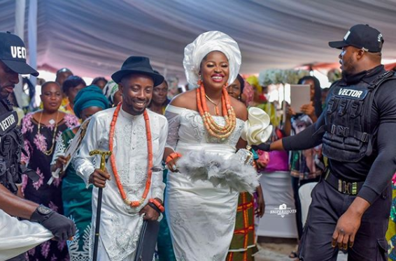 Rapper Erigga and fiancee, Morenike hold their traditional marriage in Delta state (photos)