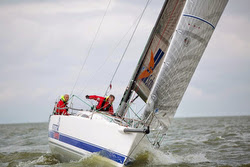 J/111 Xcentric Ripper sailing North Sea Race