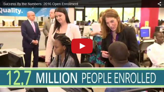 YouTube Embedded Video: Success By the Numbers: 2016 Open Enrollment YouTube Embedded Video: Success By the Numbers: 2016 Open Enrollment
