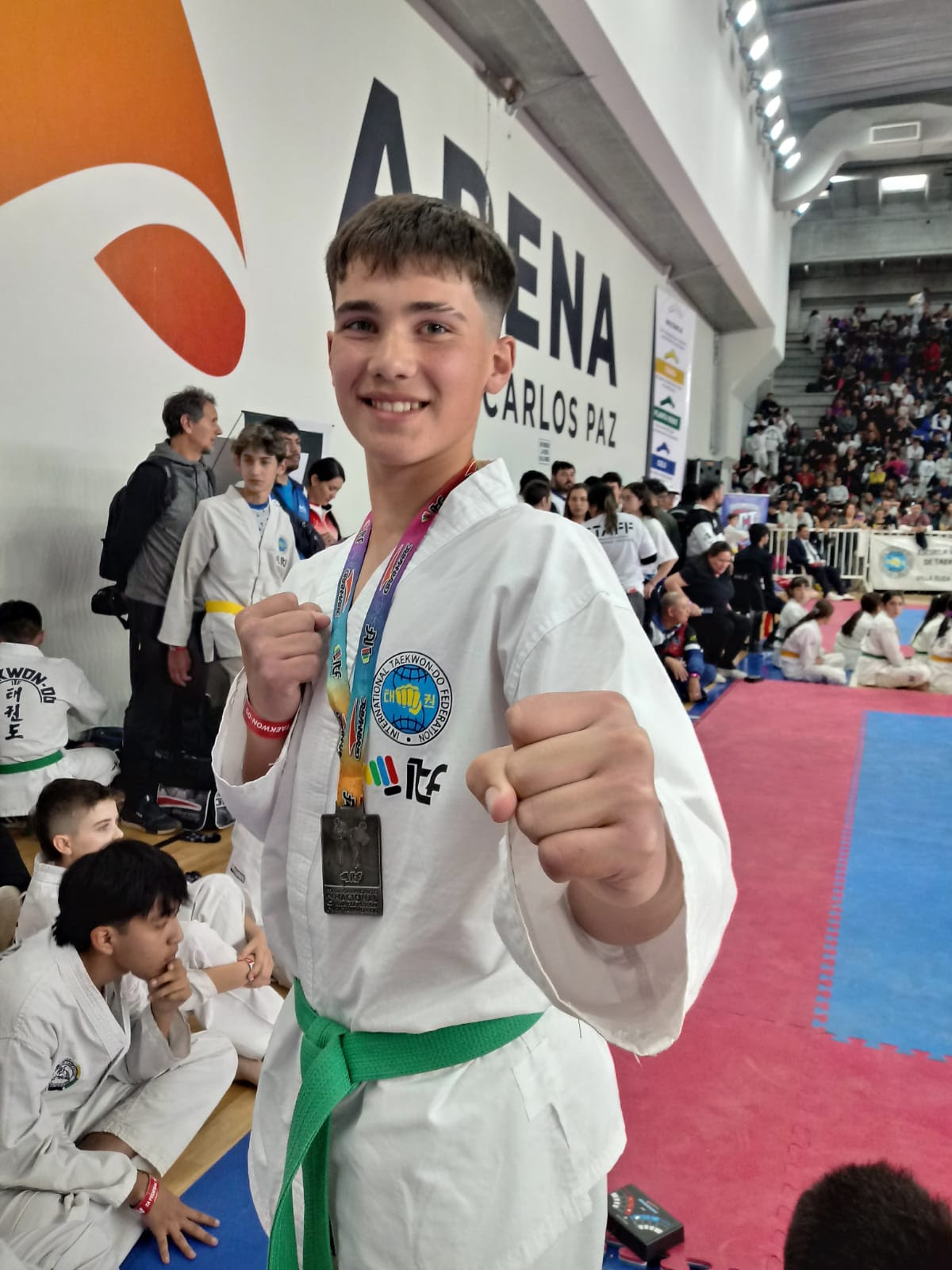 El elisense Lisandro Noir, de la Escuela Municipal de Taekwon Do, es Subcampeón Nacional en Formas