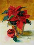 Poinsettia Study - Posted on Thursday, December 4, 2014 by Connie Nobbe