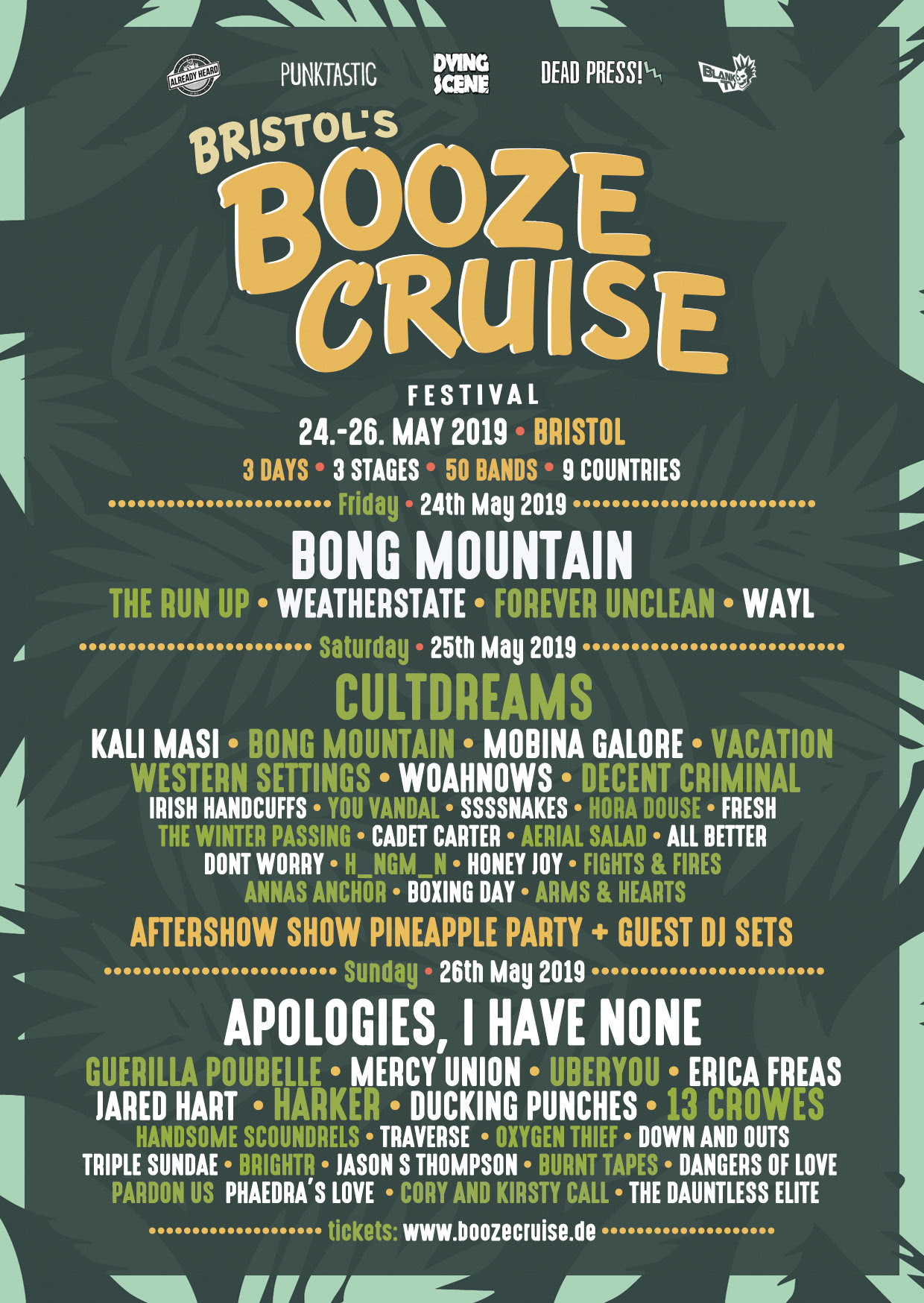 Bristol Booze Cruise announced • WithGuitars
