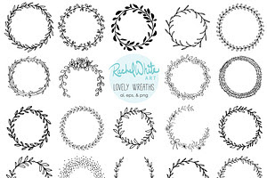 Lovely Wreaths, Vector