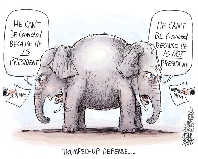 GOP, TRUMP, CRIMES, IMPEACHMENT, PRESIDENT, DEFENSE, REPUBLICANS