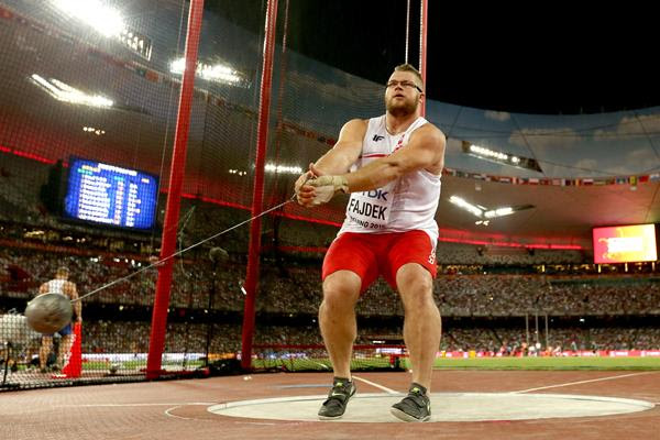 Poland's Pawel Fajdek competes in the men's hammer final during day two of the IAAF World Championships, Beijing 2015 at Beijing National Stadium on August 23, 2015  (Getty Images)