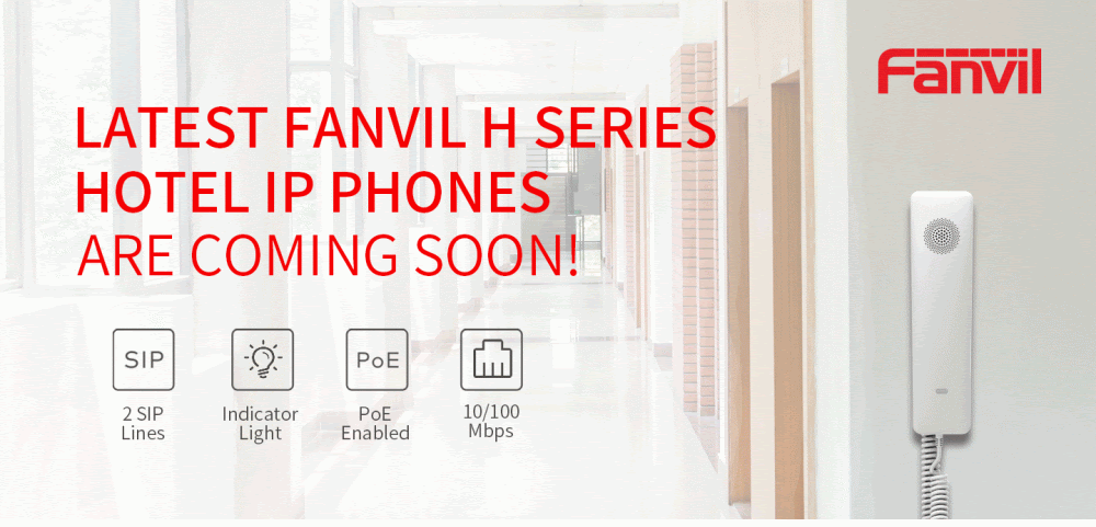 Điện thoại ip cho phòng tắm trong khách sạn Fanvil H2U