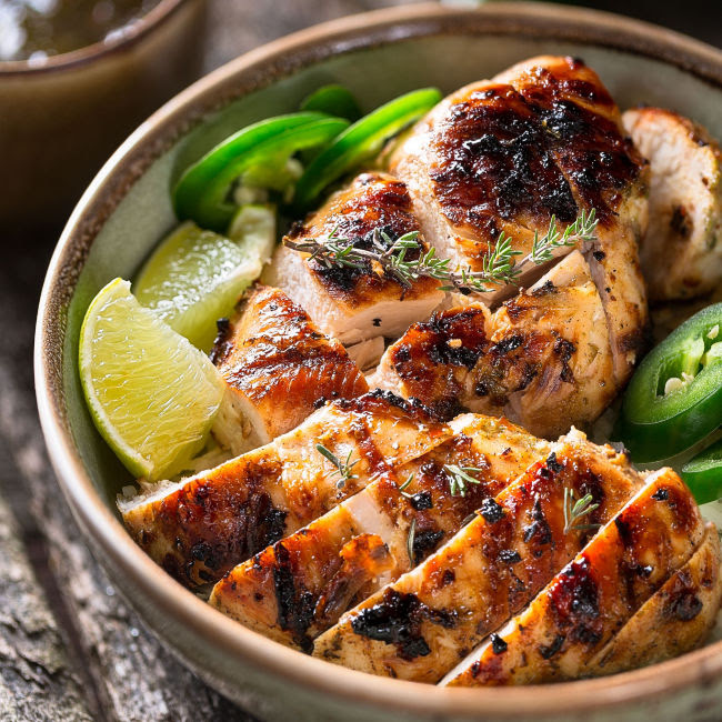 Grilled lime chicken