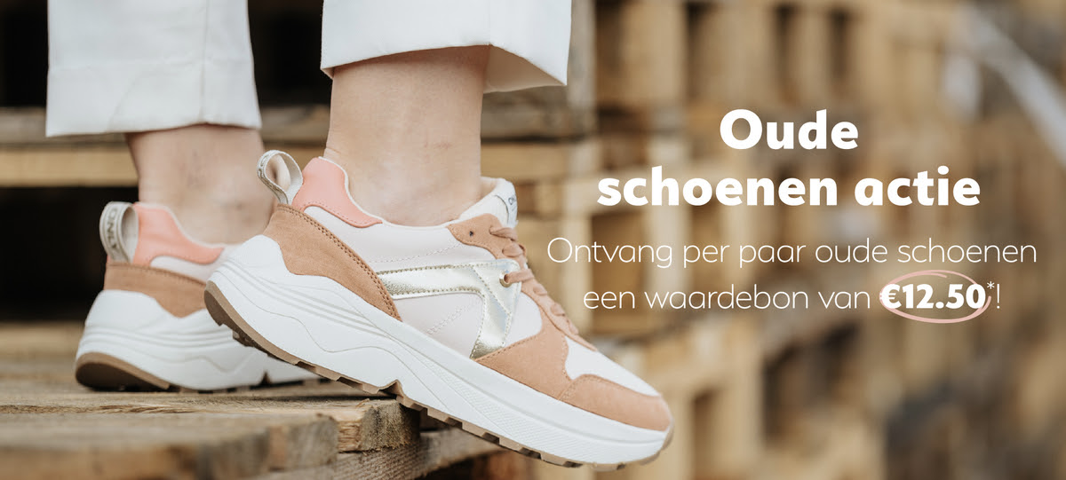 Oude discount schoenen actie