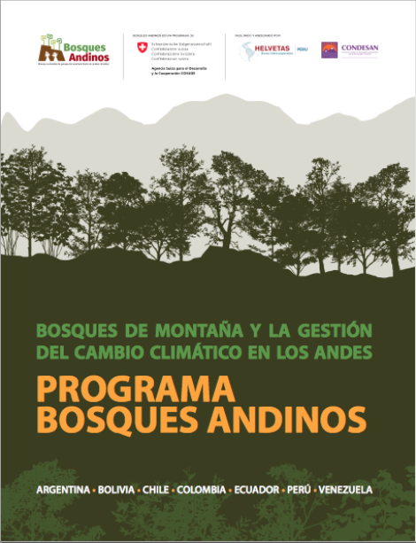 Cartilla informativa del Programa Bosques Andinos