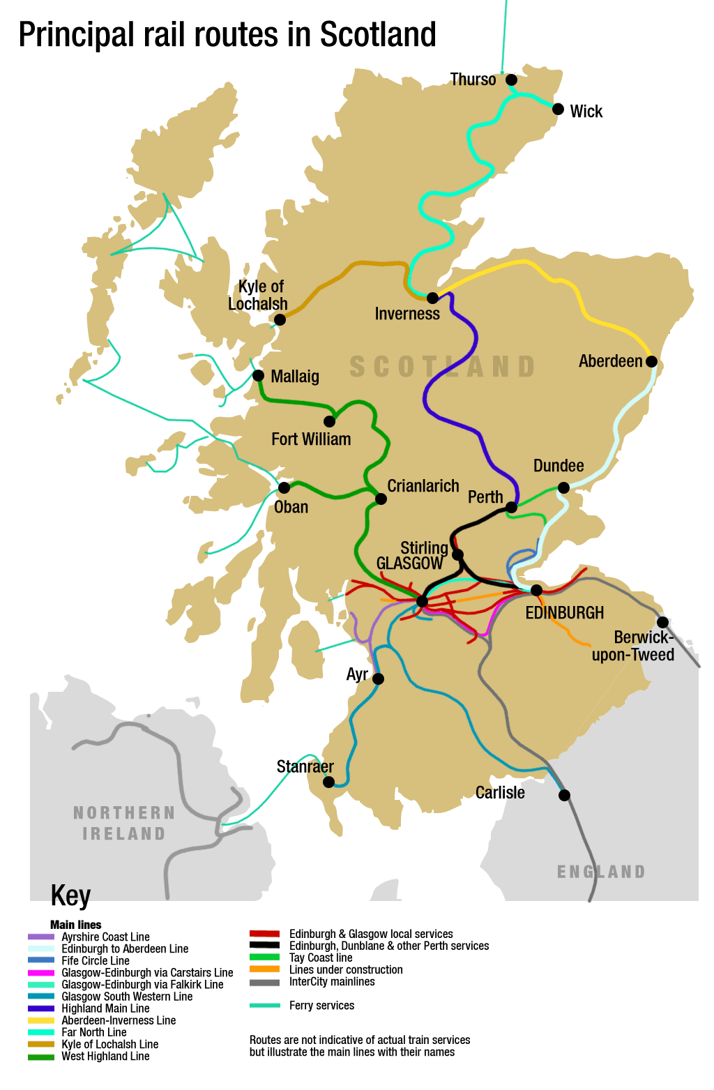 Chickona Mallaig Scotland Map