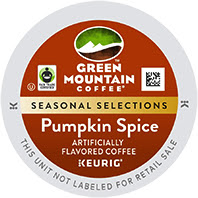 Green Mountain Pumpkin Spice Keurig® K-Cup® pods